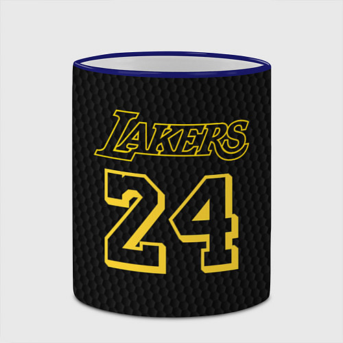 Кружка цветная Kobe Bryant / 3D-Синий кант – фото 2