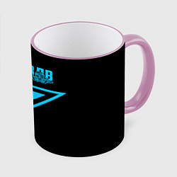 Кружка 3D ВДВ, цвет: 3D-розовый кант