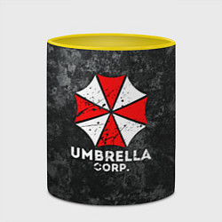 Кружка 3D UMBRELLA CORP, цвет: 3D-белый + желтый — фото 2