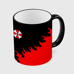 Кружка 3D UMBRELLA CORP, цвет: 3D-черный кант