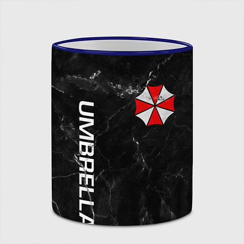 Кружка цветная UMBRELLA CORP / 3D-Синий кант – фото 2