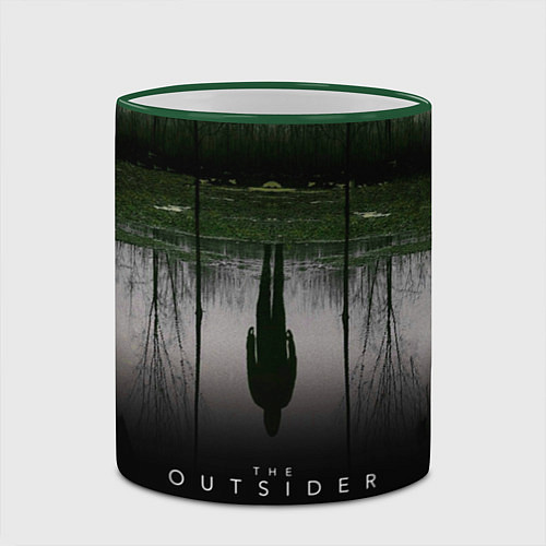 Кружка цветная The Outsider / 3D-Зеленый кант – фото 2