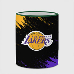 Кружка 3D LA LAKERS, цвет: 3D-зеленый кант — фото 2