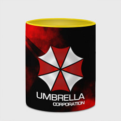 Кружка 3D UMBRELLA CORP, цвет: 3D-белый + желтый — фото 2