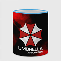 Кружка 3D UMBRELLA CORP, цвет: 3D-небесно-голубой кант — фото 2