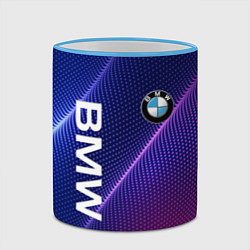 Кружка 3D BMW, цвет: 3D-небесно-голубой кант — фото 2