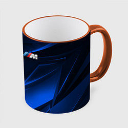 Кружка 3D BMW БМВ, цвет: 3D-оранжевый кант