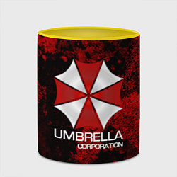Кружка 3D UMBRELLA CORP, цвет: 3D-белый + желтый — фото 2