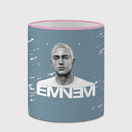 Кружка цветная EMINEM / 3D-Розовый кант – фото 2