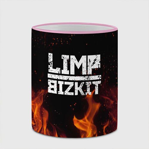 Кружка цветная LIMP BIZKIT / 3D-Розовый кант – фото 2