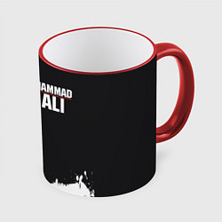 Кружка 3D Muhammad Ali, цвет: 3D-красный кант