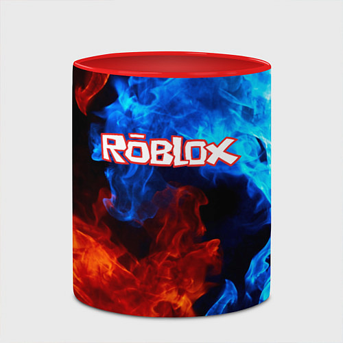 Кружка цветная ROBLOX / 3D-Белый + красный – фото 2