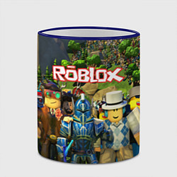 Кружка 3D ROBLOX, цвет: 3D-синий кант — фото 2