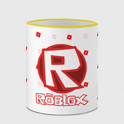 Кружка 3D ROBLOX, цвет: 3D-желтый кант — фото 2