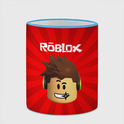 Кружка 3D ROBLOX, цвет: 3D-небесно-голубой кант — фото 2