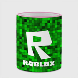 Кружка 3D Roblox, цвет: 3D-розовый кант — фото 2