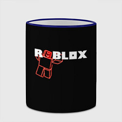 Кружка 3D Роблокс Roblox, цвет: 3D-синий кант — фото 2