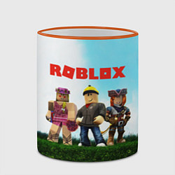 Кружка 3D ROBLOX, цвет: 3D-оранжевый кант — фото 2