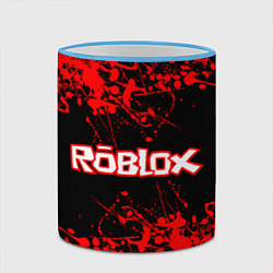 Кружка 3D Roblox, цвет: 3D-небесно-голубой кант — фото 2