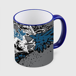 Кружка 3D Judas Priest, цвет: 3D-синий кант