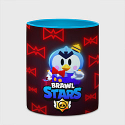 Кружка 3D Brawl Stars MrP, цвет: 3D-белый + небесно-голубой — фото 2