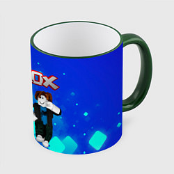Кружка 3D ROBLOX, цвет: 3D-зеленый кант