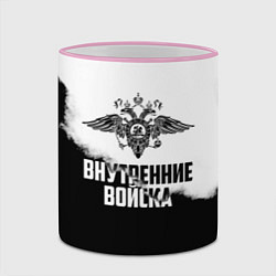 Кружка 3D Внутренние Войска, цвет: 3D-розовый кант — фото 2