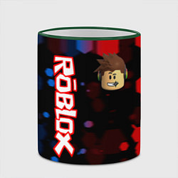 Кружка 3D ROBLOX, цвет: 3D-зеленый кант — фото 2