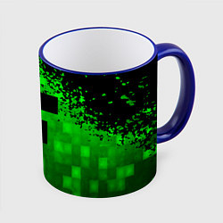 Кружка 3D MINECRAFT, цвет: 3D-синий кант
