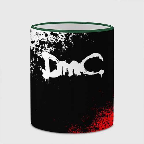 Кружка цветная DEVIL MAY CRY DMC / 3D-Зеленый кант – фото 2