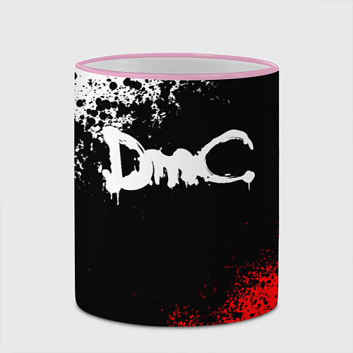 Кружка цветная DEVIL MAY CRY DMC / 3D-Розовый кант – фото 2