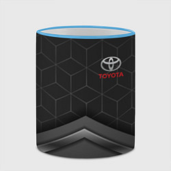 Кружка 3D TOYOTA, цвет: 3D-небесно-голубой кант — фото 2