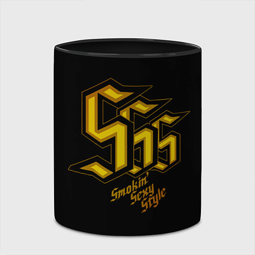 Кружка цветная SSS Rank / 3D-Белый + черный – фото 2