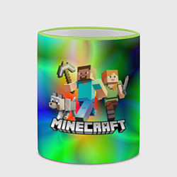 Кружка 3D MINECRAFT, цвет: 3D-светло-зеленый кант — фото 2