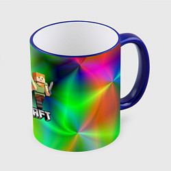 Кружка 3D MINECRAFT, цвет: 3D-синий кант