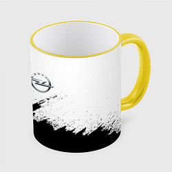 Кружка 3D Opel, цвет: 3D-желтый кант