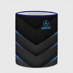 Кружка 3D Mercedes-AMG, цвет: 3D-синий кант — фото 2