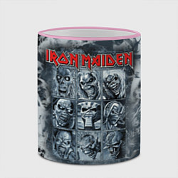 Кружка 3D Iron Maiden, цвет: 3D-розовый кант — фото 2