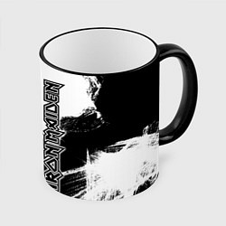 Кружка 3D Iron Maiden, цвет: 3D-черный кант