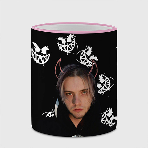 Кружка цветная PYROKINESIS / 3D-Розовый кант – фото 2