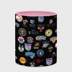 Кружка 3D NBA Pattern, цвет: 3D-белый + розовый — фото 2