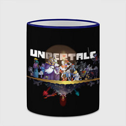 Кружка 3D Undertale, цвет: 3D-синий кант — фото 2