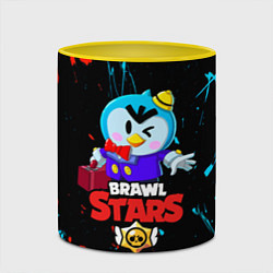 Кружка 3D BRAWL STARS MRP, цвет: 3D-белый + желтый — фото 2
