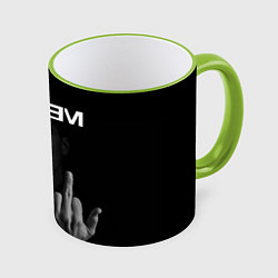 Кружка 3D EMINEM, цвет: 3D-светло-зеленый кант