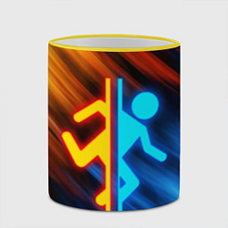 Кружка 3D PORTAL, цвет: 3D-желтый кант — фото 2