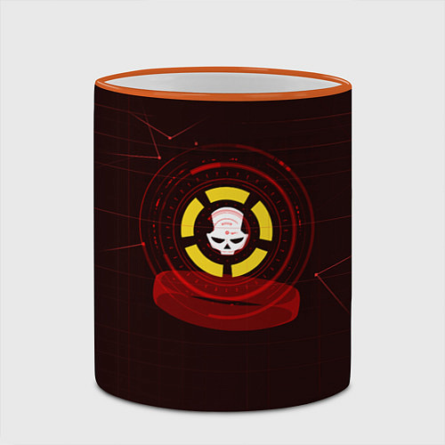 Кружка цветная The Division 2 / 3D-Оранжевый кант – фото 2