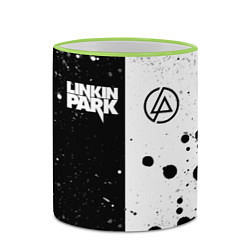 Кружка 3D LINKIN PARK, цвет: 3D-светло-зеленый кант — фото 2