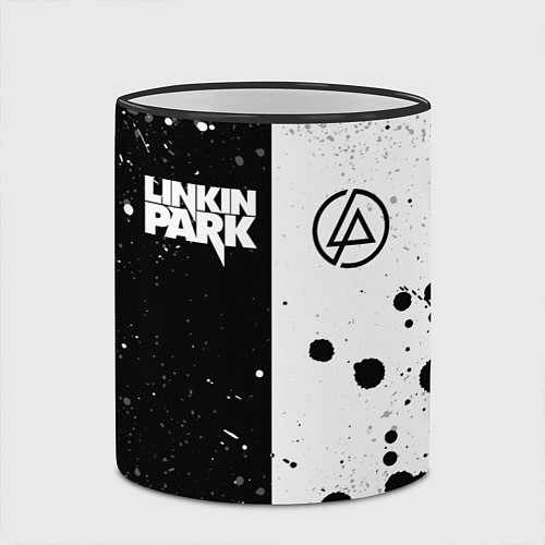 Кружка цветная LINKIN PARK / 3D-Черный кант – фото 2