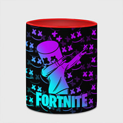 Кружка 3D FORTNITE X MARSHMELLO, цвет: 3D-белый + красный — фото 2