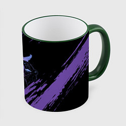 Кружка 3D Стальной алхимик, цвет: 3D-зеленый кант